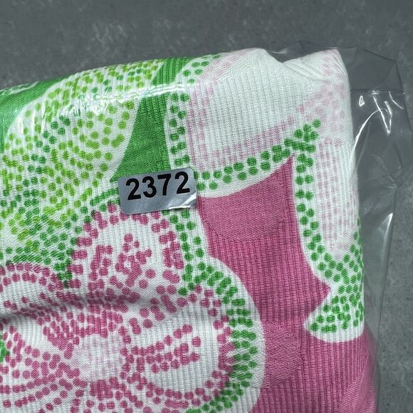 Lilly Pulitzer Dress Womens Size 0 White Pink And Green Floral Print Strapless - Picture 12 of 12